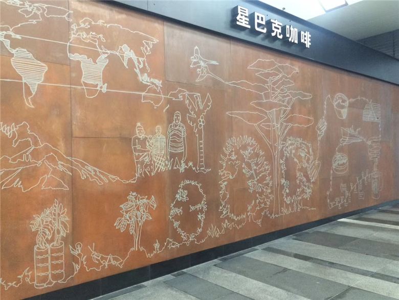 宜城耐候钢幕墙